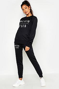 Boohoo Brunch Club Lounge Jogger