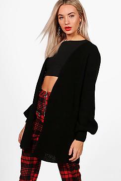 Boohoo Alice Balloon Sleeve Cardigan
