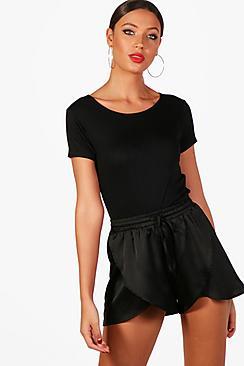 Boohoo Tall Ferne Viscose Tee