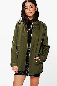 Boohoo Jasmine Military Festival Jacket