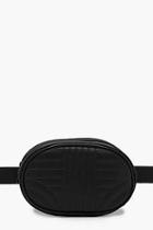 Boohoo Plus Quilted Contrast Stitch Bum Bag