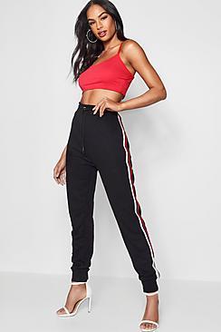 Boohoo Amelia Side Stripe Sweat Jogger