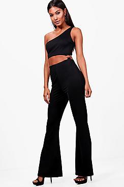 Boohoo Emma Cut Out Ring Detail Jumpsuit