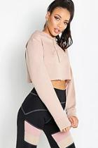 Boohoo Fit Crop Hoody