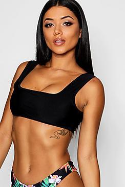 Boohoo Mexico Mix & Match Square Neck Bikini Top