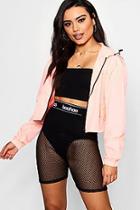 Boohoo Crop Sports Jacket