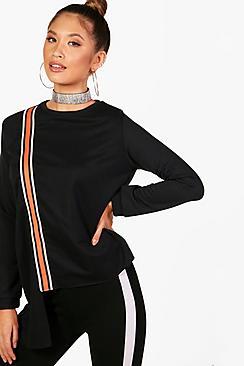 Boohoo April Tape Detail Sweater