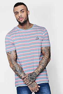 Boohoo Short Sleeve T-shirt With Robin Embroidery