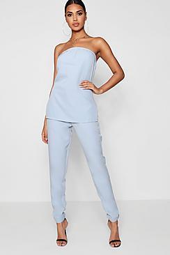 Boohoo Boutique Tailored Tapered Trouser