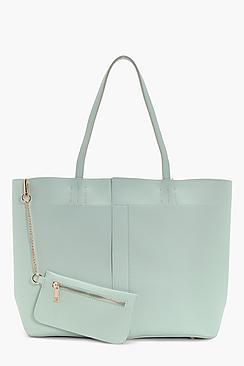 Boohoo Laila Shopper With Purse
