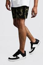 Boohoo Camo Shorts With Side Tape