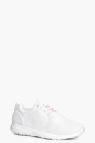 Boohoo Natalie Lace Up Trainer White