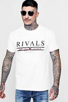 Boohoo Rivals Slogan Print T-shirt