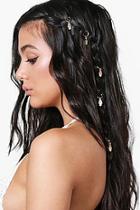 Boohoo Holly Hamsa Hand Charm Hair Clip 5 Pack