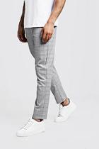 Boohoo Prince Of Wales Check Smart Jogger Trouser