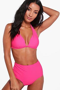 Boohoo Panama Mix And Match Enhance Triangle Top