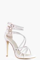 Boohoo Imogen Asymmetric Strappy Gladiator Pink