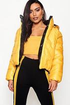 Boohoo Raye Reversible Hooded Padded Jacket