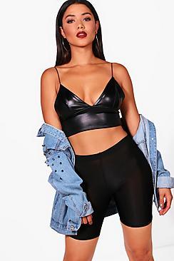 Boohoo Hannah High Shine Cycling Shorts