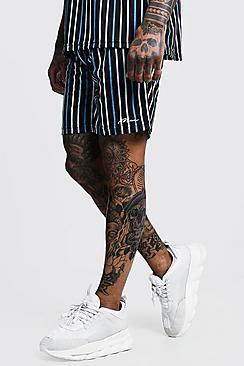 Boohoo Man Signature Stripe Shorts