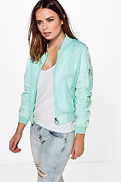 Boohoo Maisie Mesh Bomber