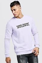 Boohoo Worldwide Man Embroidered Sweater