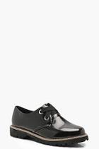 Boohoo Chunky Cleated Sole Brogues