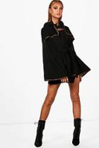 Boohoo Jaye Wool Cape