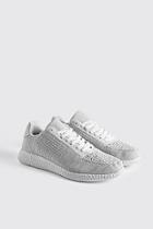 Boohoo Knitted Trainer With Sport Sole