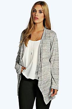 Boohoo Charlotte Knitted Waterfall Cardigan