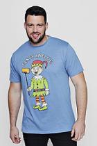 Boohoo Big And Tall Fancy An Elfie T-shirt