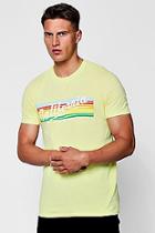 Boohoo California Rainbow Print T-shirt