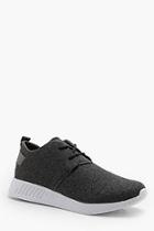 Boohoo Wool Look Lace Up Sneaker