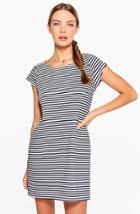 Boohoo Millie Stripe Cap Sleeved Shift Dress Multi