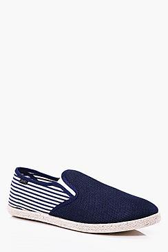 Boohoo Mix Panel Espadrilles