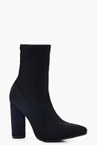 Boohoo Esther Pointed Toe Cylinder Heel Shoe Boot