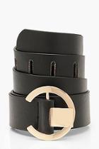 Boohoo Chunky O-ring Buckle Belt