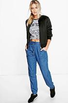 Boohoo Helena Denim Joggers