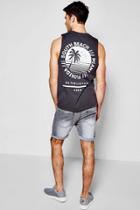 Boohoo South Beach T Shirt Charcoal