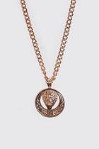 Boohoo Lion Pendant Chain Necklace