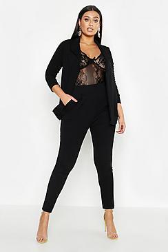 Boohoo Plus Neon Suit Co-ord