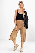 Boohoo Cady Suedette Culottes