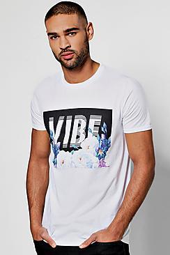 Boohoo Hazy Vibe Print T Shirt