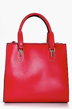 Boohoo Hope Statement Strap Mini Tote Cross Body Bag