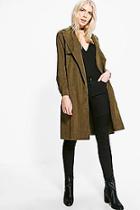 Boohoo Annabelle Woven Trench