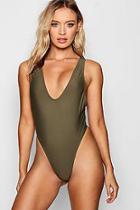 Boohoo Spain Cut Out Ring Detail Swimsuit
