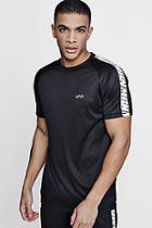 Boohoo Active Gym T-shirt With Printed Side Panel