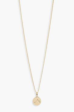 Boohoo Aries Constellation Pendant Necklace