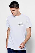 Boohoo Established Man Chest Print T-shirt