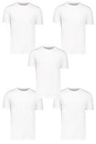 Boohoo 5 Pack White Basic Crew Neck T-shirt